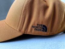 新品 正規品 USA限定 The North Face ノースフェイス ロゴ刺繍 帽子 オックスフォード生地 キャップ 男女兼用 調節可能 T.TAN_画像6