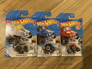 ホットウィール Hot Wheels ‘70 Volkswagen BAJA BUG 3台セット フォルクスワーゲン 