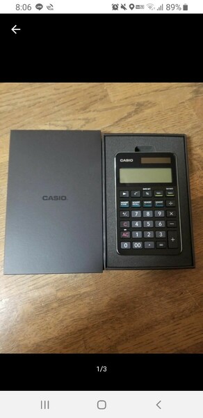 CASIO カシオ 電卓　カシオ計算機 プレミアム電卓 ジャストタイプ S100（ブラック）