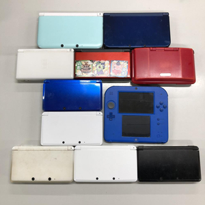 【ジャンク】new3DSLL 1台 3DSLL 1台 2DS 1台 3DS 5台 DS 1台 DSLite 2台 計11台 本体のみ ディーエス Nintendo 任天堂