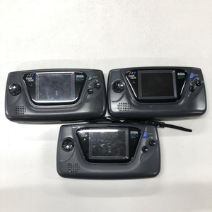 [ Junk ] Game Gear 3 pcs GAME GEAR Sega SEGA body only 