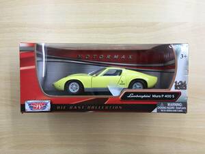 119 T-203/MOTOR MAX Lamborghini Miura P 400S 1/24 ランボルギーニ　ミウラ　P400S