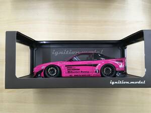 119 T-225/イグニッションモデル 1/18 Rocket Bunny 180SX パープル IG1108