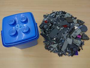 103 C-097/【1円スタート】LEGO レゴ ブロック 玩具 おもちゃ 収納ボックス付き 現状品 ジャンク品