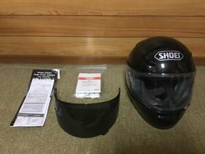 SHOEI XR-1100 フルフェイス ヘルメット 2013年製 内側劣化あり 別シールド付き サイズS ジャンク品 