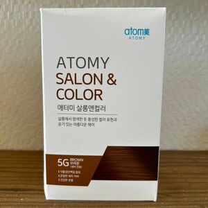 アトミ 染色薬サロン＆カラーポヘアルートダークブラウン5G（根サッチ用/4回）染毛剤
