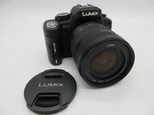 【★１円～★現状販売！】[U8410]ミラーレス一眼 Panasonic LUMIX GH1 ブラック (G VARIO HD 14-140mm/F4.0-5.8 ASPH./MEGA O.I.S.)