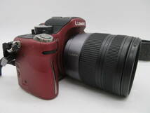 【★１円～★現状販売！】[U8409]デジタル一眼 Panasonic LUMIX GH1 レッド (G VARIO HD 14-140mm/F4.0-5.8 ASPH./MEGA O.I.S.)_画像4