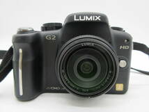 【★１円～★現状販売！】[U8411]デジタル一眼 Panasonic LUMIX G2 ブラック (G 14mm/F2.5 ASPH.)_画像2