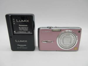 【★１円～★現状販売！】[UK14232]デジタルカメラ Panasonic LUMIX DMC-FX01 ピンク