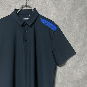 TaylorMade テーラーメイド ロゴ ポロシャツ 半袖 ゴルフ ウェア 襟付き シャツ メンズ スポーツ 