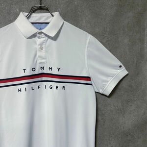 Tommy Hilfiger Golf トミーヒルフィガーゴルフ ロゴ ポロシャツ メンズ 半袖 ゴルフ ウェア