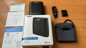 ボーズ BOSE Bose SLink Color Bluetooth speaker ブラック　中古品　送料込　専用ケース付