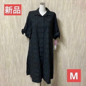 新品★袖リボンワンピース