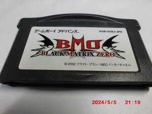 GBAROMカセット　BMO BLACK MATRIX ZERO　　送料　370円　520円