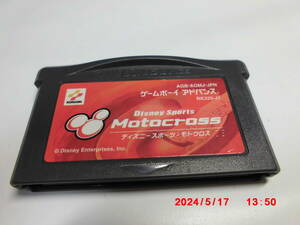 GBAROMカセット　Disney Sports Motocross ディズニースポーツ　モトクロス　　送料　370円　520円