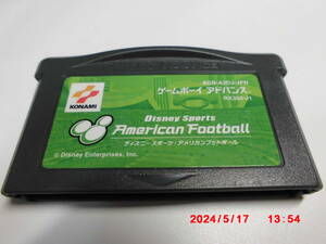 GBAROMカセット　Disney Sports American Football ディズニースポーツ　アメリカンフットボール　　　送料　370円　520円
