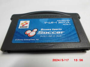 GBAROMカセット　Disney Sports American Soccer ディズニースポーツ　サッカー　　送料　370円　520円