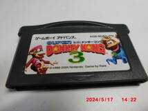 GBAROMカセット　スーパードンキーコング3　SUPER DONKEY KONG3　　送料　370円　520円_画像1