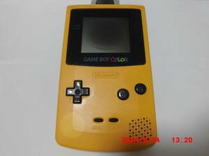  б/у Game Boy цвет желтый GAMEBOY COLOR серийный : C14403075 стоимость доставки 520 иен 