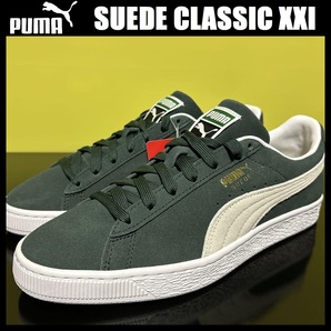 27.0cm ★新品 プーマ スウェード クラシック 21 緑 PUMA SUEDE CLASSIC XXI スニーカー スエード 374915-16