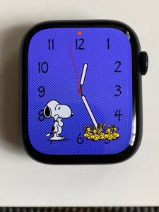 ★☆1円スタート超美品　Apple Watch Series9　ミッドナイトアルミ　ミラレーゼループ　GPS　45ｍｍ　ベルト6本付（純正１＋社外５）