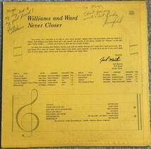 激レア!!!最強Soft&鬼Mellowカバー「Stormy」収録!!!【試聴!!!】Bob Williams Danny Ward『Never Closer』LP オルガンバー サバービア_画像2