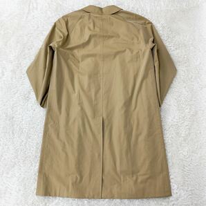 1円〜美品 BURBERRY LONDON バーバリーロンドン ステンカラーコート トレンチ メガチェック ノバチェック カシミヤ混 ライナー メンズL〜LLの画像4