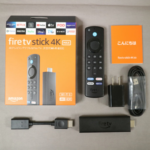 Amazon Fire TV Stick 4K Max Alexa対応音声認識リモコン(第3世代)付属