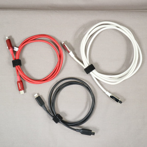 【1.8m+0.9m x2の 3本セット】Anker USB-C & ライトニングケーブル PowerLine III+シルバー(1.8m)とIII+レッド(0.9m)とIIIブラック(0.9m)