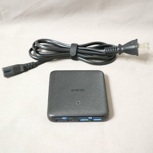 【美品】Anker PowerPort Atom III 63W Slim GaN PD対応充電器 4ポート【動作確認済】の画像1