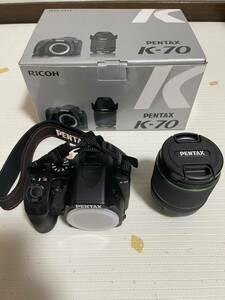 RICOH PENTAX K-70デジタル一眼レフカメラ レンズ 美品　本体レンズのみ