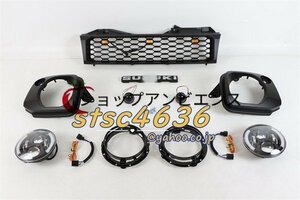 スズキ ジムニー 3代目 JB23型 98-18 LED フロントグリル ヘットライトカバー ヘットライト セット