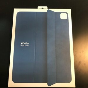 ●中古● 12.9インチiPad Pro第3世代 第4世代 第5世代 第6世代 用 Smart Folio MQDW3FE/A マリンブルー