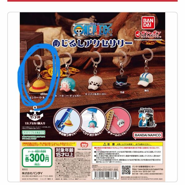 めじるしアクセサリー ワンピース ONE PIECE