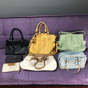 売切1円スタート★正規品まとめ コーチ（COACH）トートバッグ ショルダーバッグ 財布 7点まとめ レザー シグネチャー 