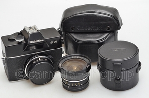 ROLLEIFLEX SL26 Tessar 2.8/40 Pro-Tessar 3.2/28 w/case,cap,strap