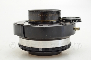 old lens C.P.GOERZ BERLIN DOPP-ANASTIGMAT DAGOR F=180mm 1:6.8