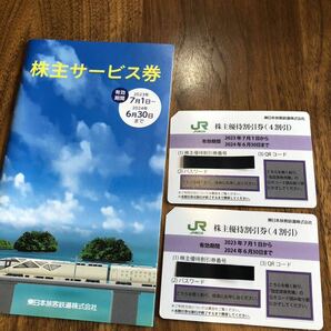 JR東日本 株主サービス券 株主優待割引券 4割引 2枚の画像1