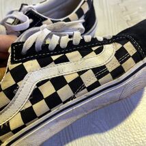 VANS バンズ スニーカー 白黒　モノトーン　ULTRA CUSH 27センチ　メンズ　紐　靴　Y_画像9