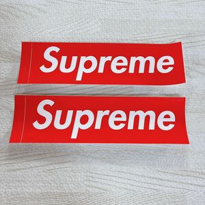 supreme シュプリーム ステッカー シール ロゴ 2枚まとめ売り Ｙ