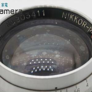 Nikon NIKKOR-P・C 8.5cm F2 Sマウント ニコンの画像7