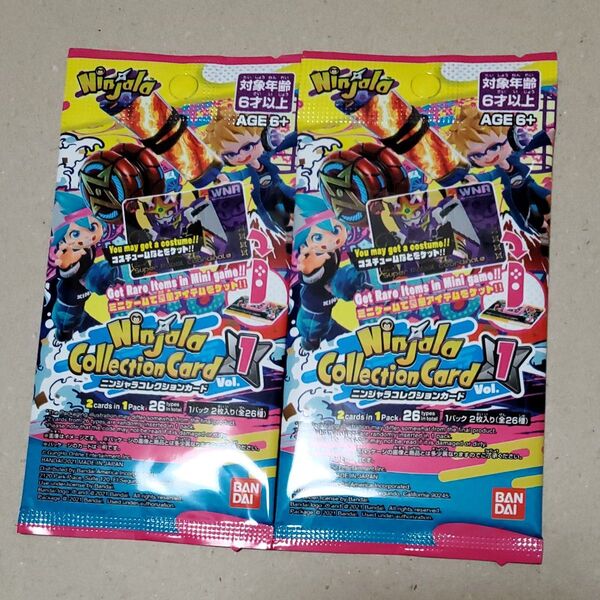 ニンジャラコレクションカード Vol.1 未開封2パック