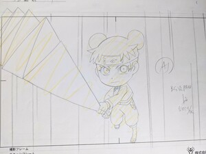 NARUTO SD ロック・リーの青春フルパワー忍伝 ラフ？ 原画？ テンテン 資料 アニメ ナルト