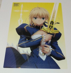 A4クリアポスター　ニュータイプ2012年8月号付録　／Fate/Zero