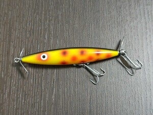 【中古品】 ヘドン ダイイングフラッター Heddon DYING FLUTTER #ブラックバス スモールマウス トップウォーター スイッシャー