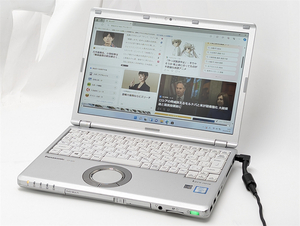 激安 中古ノートパソコン 12.1型 Panasonic CF-SZ5ADLKS 第6世代Core i5 高速SSD Wi-Fi Bluetooth カメラ DVDRW Windows11 Office 保証付