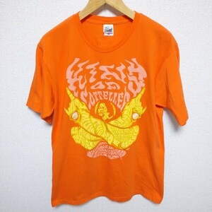 美品 Maximum The Hormone マキシマムザホルモン XL オフィシャルグッズ 2018 キングオブコッテラー Tシャツ オレンジ