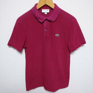 日本製 LACOSTE ラコステ 半袖ポロシャツ 3 PH412EL ファブリカ