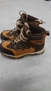 【美品】アルバートル 登山靴 ブラウン 防水 キッズ 19.0cm AL-TS120J トレッキングシューズ